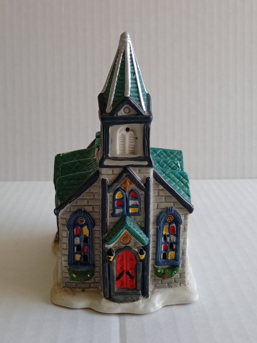 Cobblestone Corners Christmas Village Church 2002 Vintage